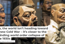 The breakdown of global order in the 1930s resulted in totalitarian leaders pulling the strings. Philippe Clément/Arterra/Universal Images Group via Getty Images